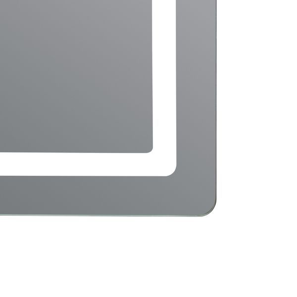 Дзеркало Qtap Mideya (MI2) 600х800 з LED-підсвічуванням Touch, з антизапотіванням, димером, рег. яскравості QT2078F6080 фото