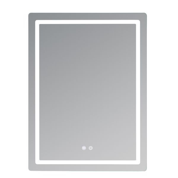 Дзеркало Qtap Mideya (MI2) 600х800 з LED-підсвічуванням Touch, з антизапотіванням, димером, рег. яскравості QT2078F6080 фото