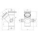 Крестовина двухплоскостная для внутренней канализации Rozma 110х110/45&deg;+2x50/90&deg; фото 2