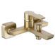 Смеситель для ванны и душа REA ARGUS BRUSHED GOLD настенный с изливом фото 3