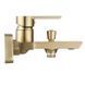 Смеситель для ванны и душа REA ARGUS BRUSHED GOLD настенный с изливом фото 4