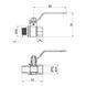 Кран кульовий 1/2" ВЗ для води (важіль) PN40 Thermo Alliance SD605W15 фото 2