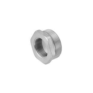 Футорка усиленная LexLine 1 1/2"х1" НВ никелированная НК0722-Вн фото