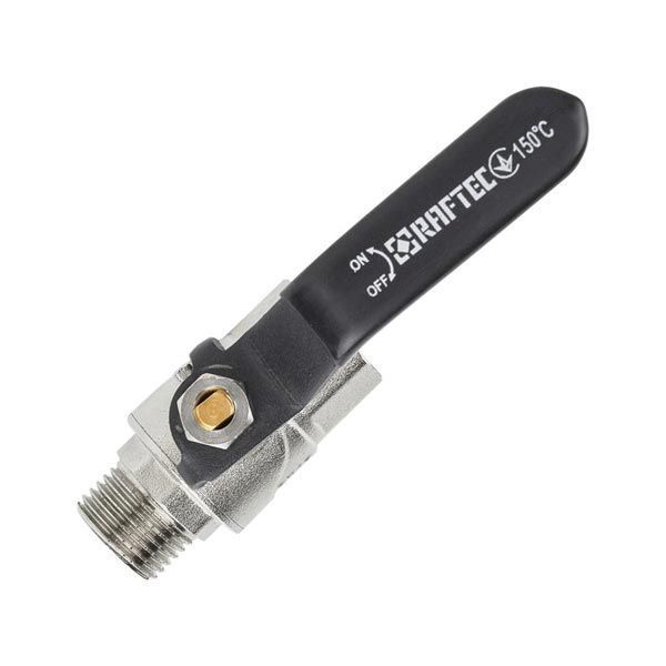 Кран шаровый 3/4" ВН для воды (ручка) Raftec Black DRH21 фото