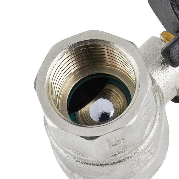 Кран шаровый 3/4" ВН для воды (ручка) Raftec Black DRH21 фото