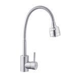 Змішувач для кухні з гнучким виливом Agua Acero - INOX035-2 фото