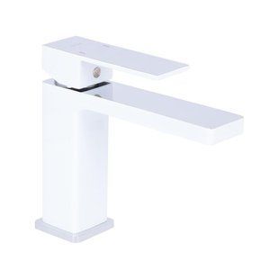 Смеситель для раковины Qtap Gemini QTGEM270CRW45675 Chrome/White фото