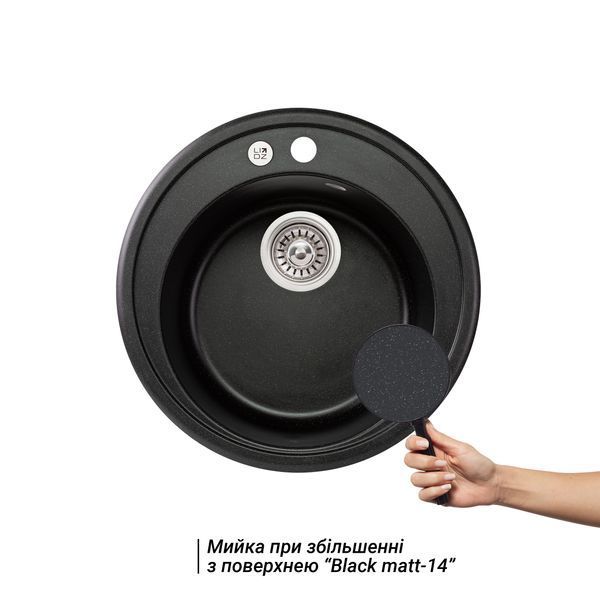 Кухонная мойка Lidz D510/200 BLM-14 (LIDZBLM14D510200) фото