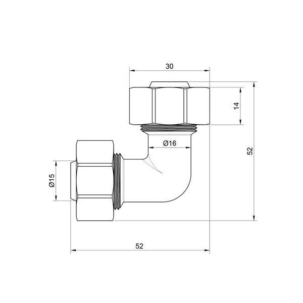 Уголок обжимной SD Plus 20 SD155W2020 фото