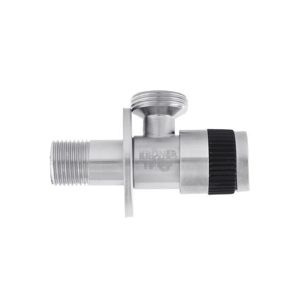 Кран приборный Kroner KRP Edelstahl Klassisch - ESG102 1/2"х3/4" НН фото