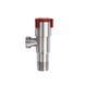 Кран кутовий Aquastrong V2 Red M1/2 х M1/2 (V200) нержавіюча сталь фото 2