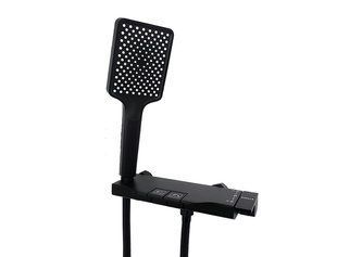 Змішувач для душової кабіни MILLZ чорний MRS-AL-E3(Black) 1/10 фото