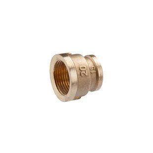 Муфта перехідна посилена LexLine 3/4"х1/2" ВВ латунна УК0311-В фото
