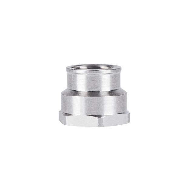 Муфта редукційна латунна 1/2"х3/4" ВВ нікель Icma №1214 фото