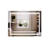 Дзеркало Qtap Cardinal (CA2) 1000х800 з LED-підсвічуванням Touch, з антизапотіванням, з димером, рег. темп. кольору (3000-6500K) QT0478C1008048455 фото