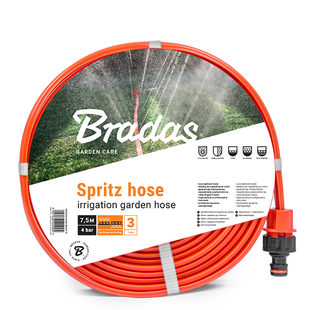 Шланг спринклерний 3-х канальний 7,5м Bradas Spritz Hose, WSH7,5 фото