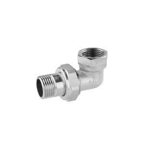 Згін-американка кутова Nikiforov 1/2" нікельована фото