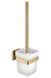 Йоршик для унітазу REA ERLO 05 BRUSHED GOLD фото 1