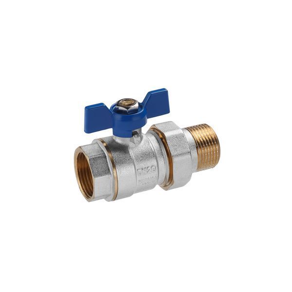 Кран-американка шаровой прямой Valves 3/4" PN30 фото
