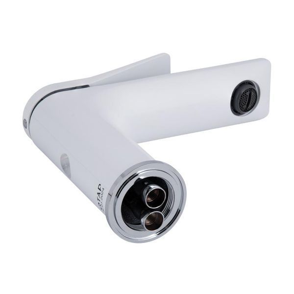 Смеситель для раковины Qtap Presto QTPRE270CRW45576 Chrome/White фото