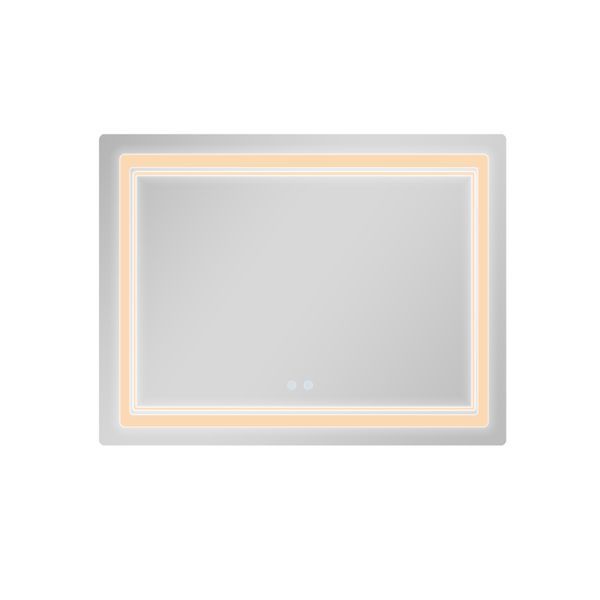 Дзеркало Qtap Cardinal (CA2) 1000х800 з LED-підсвічуванням Touch, з антизапотіванням, з димером, рег. темп. кольору (3000-6500K) QT0478C1008048455 фото