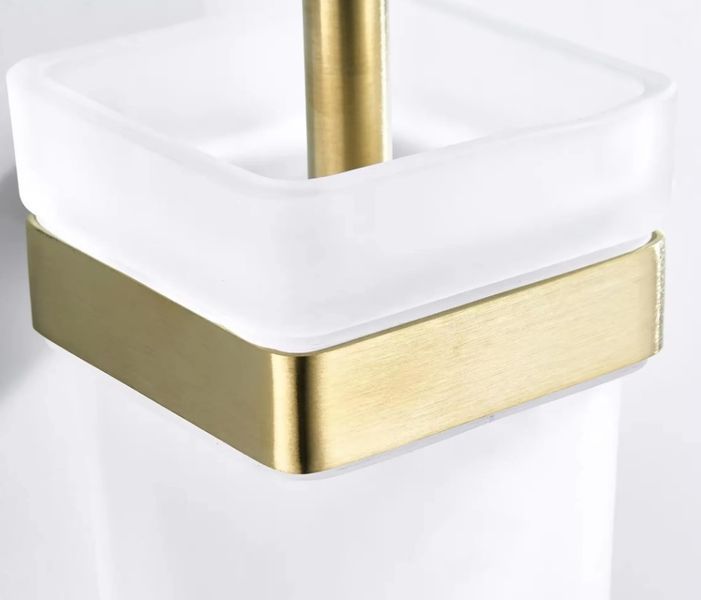 Йоршик для унітазу REA ERLO 05 BRUSHED GOLD фото