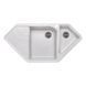 Кухонная мойка с дополнительной чашей Lidz 1000x500/225 GRA-09 (LIDZGRA091000500225) фото 1
