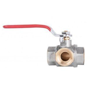 Кран шаровый SD Plus трехходовой 1/2"ВВВ SD310W15 фото