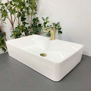 Умивальник (раковина) VBI FORLI XL WHITE накладний фото