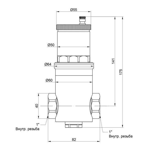 Дегазатор Icma 1" №740 фото
