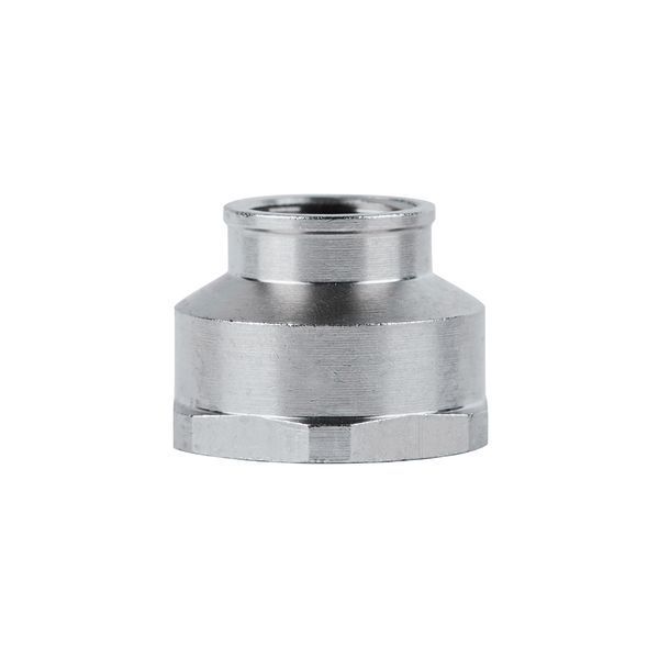 Муфта редукційна латунна 1/2"х1" ВВ нікель Icma №1214 фото