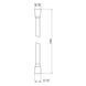 Шланг для ручного душа 120 см Qtap Hadice силиконовый 1200 мм QTHADPVC120B Black Matt фото 2