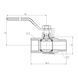 Кран кульовий SD Forte 1/2" ВЗ для газа (ручка) SF605G15 фото 2