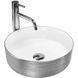 Умывальник (раковина) REA SAMI BRUSHED SILVER накладной фото 1