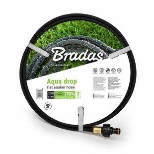 Шланг що сочиться Bradas Aqua-Drop FLAT 1/2" &ndash; 7,5м, WADF1/2075 фото