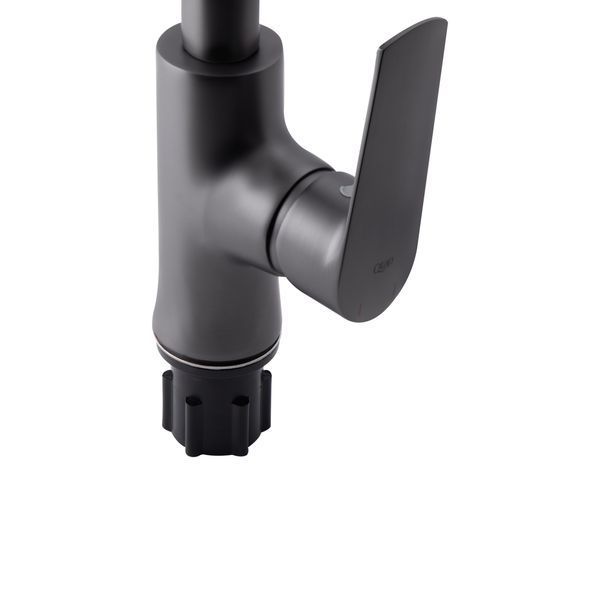 Змішувач для кухні Qtap Zelnava QTZELN9050101FG Graphite фото