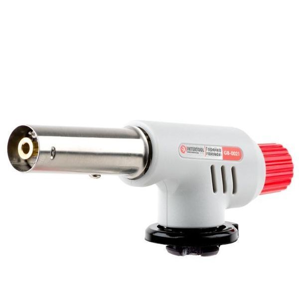 Газовая горелка Intertool GB-0021 (пьезозажигание на регуляторе) фото
