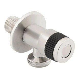 Кран угловой Thermo Alliance Standart 1/2"Зх3/4"З нерж., с керам. буксой TAS345W1520SS фото