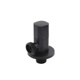 Кран приборный для подключения Karro 1/2"х1/2" НН черный KR-3123-1B фото