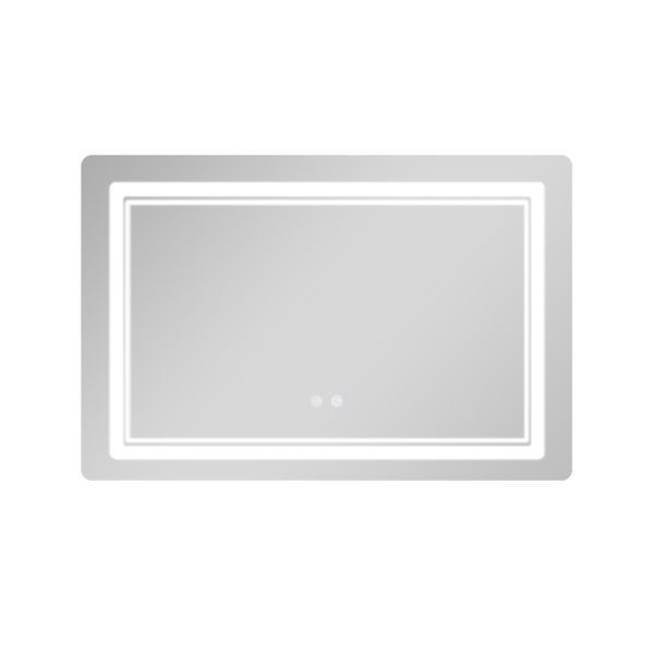 Дзеркало Qtap Cardinal (CA2) 800х600 з LED-підсвічуванням Touch, з антизапотіванням, з димером, рег. темп. кольору (3000-6500K) QT0478C806048457 фото
