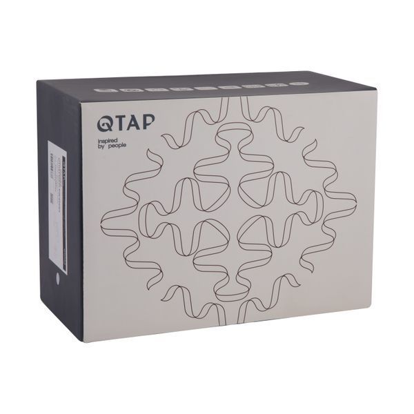 Смеситель для ванны Qtap Gemini (c душевым гарнитуром) QTGEM259CRW45683 Chrome/White фото