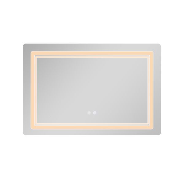 Дзеркало Qtap Cardinal (CA2) 800х600 з LED-підсвічуванням Touch, з антизапотіванням, з димером, рег. темп. кольору (3000-6500K) QT0478C806048457 фото