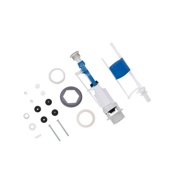 Комплект для бачка унитаза Kroner KRP - KIT6957 с одинарной кнопкой, нижний подвод 1/2" фото