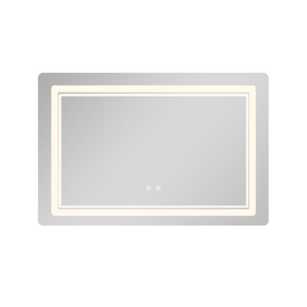 Дзеркало Qtap Cardinal (CA2) 800х600 з LED-підсвічуванням Touch, з антизапотіванням, з димером, рег. темп. кольору (3000-6500K) QT0478C806048457 фото