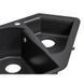 Кухонная мойка с дополнительной чашей Lidz 1000x500/225 GRF-13 (LIDZGRF131000500225) фото 6