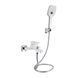 Смеситель для ванны Qtap Gemini (c душевым гарнитуром) QTGEM259CRW45683 Chrome/White фото 1