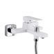Смеситель для ванны Qtap Gemini (c душевым гарнитуром) QTGEM259CRW45683 Chrome/White фото 3