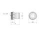 Штуцер LexLine 1 1/4" РЗ, D=32 мм латунний УК0011-2 фото 2