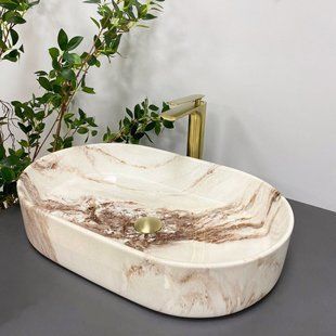 Умивальник (раковина) VBI VERONA 60 ONYX накладний фото