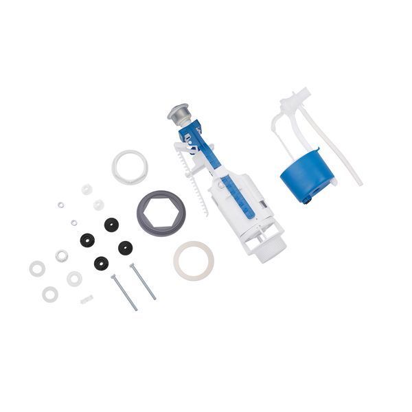 Комплект для бачка унитаза Kroner KRP - KIT7754 с двойной кнопкой, боковой подвод 1/2" фото